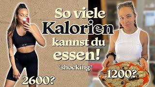 SO VIELE KALORIEN KANNST DU WIRKLICH ESSEN | Kalorienbedarf berechnen & Stoffwechsel beschleunigen