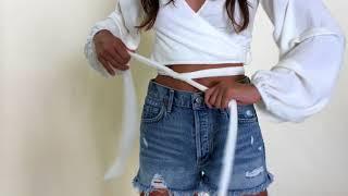 How to Tie a Wrap Top (Pt.2)