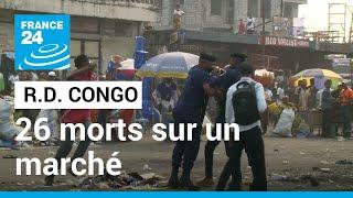 RDC : au moins 26 morts sur un marché de Kinshasa après la chute d'un câble haute tension