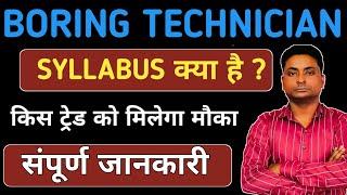 Upsssc boring technician Bharti 2024 | Upsssc boring technician syllabus 2024