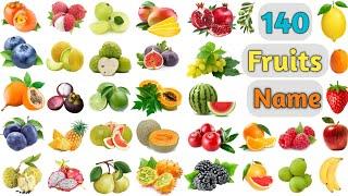 Fruits Vocabulary ll 140 Fruits Names In English With Pictures ll Fruits Name ll 100 Fruits