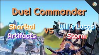 Shorikai Artifacts vs. Will & Lucas Storm [Duel Commander-EDH] - Magic: The Gathering