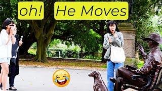 Funny Statue Prank - Hilarious Reactions When Statue Moves | #funny #prank