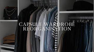 Reorganising my capsule wardrobe | storage & organisation ideas