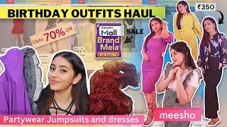 meesho haul under ₹500 | Partywear Jumpsuits and dresses | Vanya singh #meesho #meeshohaul #foryou