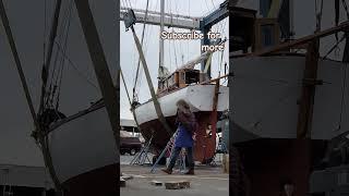 1929 Full Keel Sloop leaving for splash down. #sailingchannel #subscribe #pnw #sailingchannel