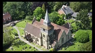 St Nicholas Church Godstone  Drone  Flight v2 4K
