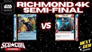 Star Wars Unlimited 4K Top 4 | Semi-Final Match | Iden Blue vs Sabine Red | SCG CON Richmond