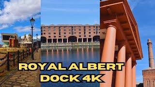 Liverpool Walking Tour - Tour of Albert Dock and Pier Head  [4K]