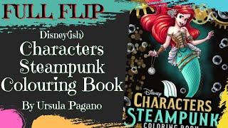 Adult Colouring | STEAMPUNK CHARACTERS By Ursula Pagano - Full Flip Through