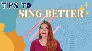 Tips to Sing Better! | A guide to help you achieve your singing goal #singinglesson