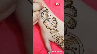 Shaded mehendi design #mehndi #shots #youtube #simplemehndi #practice