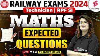 RRB Technician Maths Expected Questions 2024 | By Gopika maam