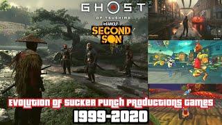Evolution of Sucker Punch Productions Game 1999-2020