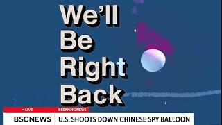 When the U.S. took down the Chinese weather balloon it had this inside? BSC News Report on UFO