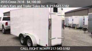 2015 Cross 7X16 Enclosed Cargo Trailer for sale in Arthur, I