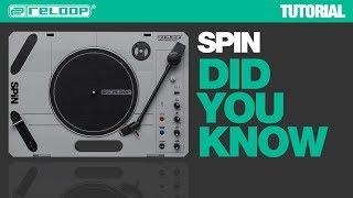 Reloop SPIN the Portable Turntable System - Did You Know? (Tutorial)