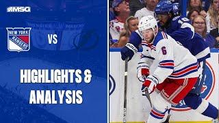 Bolts 3 3rd Period Goals Best Rangers In Tampa | New York Knicks