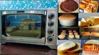 Miyako 52 litre oven tutorial || Miyako Electric oven tutorial || Miyako electric oven riview ||