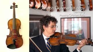 (sold) German Joseph Guarnerius copy / Cristian Fatu / at the Metzler Violin Shop