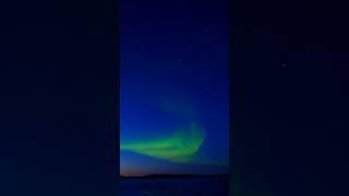 Aurora Borealis Northern Lights Over Frozen Lake