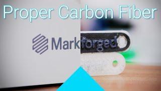 3D print with continuous Carbon Fiber and Kevlar - Markforged Mark Two live unboxing!