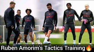 Breaking Ruben Amorim select key Players for Masterclass training in Man United second Training