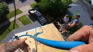 Day In The Life Of A Roofer POV!!