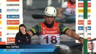 Ana Satila, Brazil, Kayak Slalom Final / 2024 ICF Canoe Slalom World Cup Prague Czechia