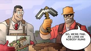 TF2 Comic Dub - Minecraft Engineering