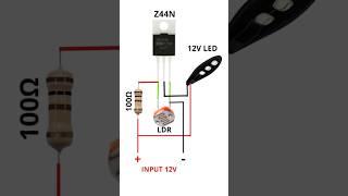 DIY 12V Night Light with IRFZ44N & LDR - Easy & Efficient | ideaX