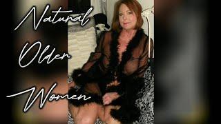 Natural beauty old women over 70 in transpar3nt and tight mini dress stunningly dressed natural ~49