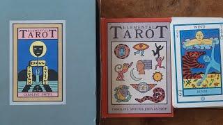 Elemental Tarot 1st edition by Caroline Smith & John Astrop. First impression flip through.