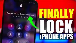 LOCK Any iPhone App With FACE ID, TOUCH ID or PASSCODE !