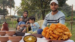 Jalebi Recipe I Crunchy National Sweet Prepared in Outdoor Kitchen I Roza Food Rail I