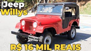 JEEP WILLYS A VENDA A PARTIR DE 16 MIL REAIS