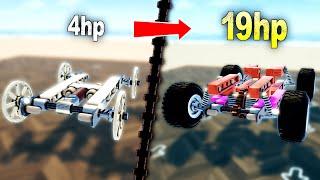 Evolving a Racing Vehicle with Better Wheels and Engines! [Screw Drivers]