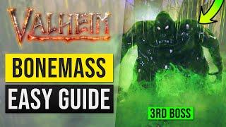 Valheim 3rd Boss SOLO Swamp Location Guide: How to Summon & Kill Bonemass (Combat Gameplay)!