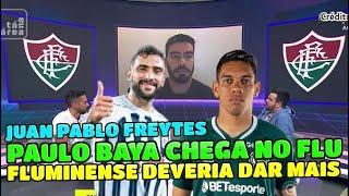 COMENTARISTAS CRITICAM FLUMINENSE POR NÃO DA OPORTUNIDADE A BASE. PAULO BAYA E JUAN FREYTES CHEGAM