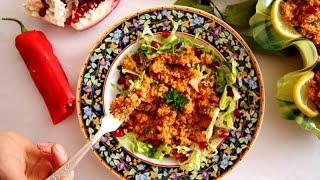 Bulgur Salad Recipe - Itch Salad - Armenian Cuisine - Heghineh Cooking Show