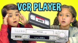 KIDS REACT TO VCR/VHS