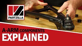 A-Arm Components Explained | ATV Suspension Parts Explained | Control Arm Parts | Partzilla.com