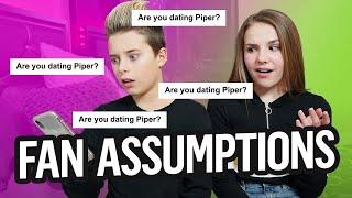 Reading Assumptions about us! Ft. Piper Rockelle | Gavin Magnus Our first kiss?