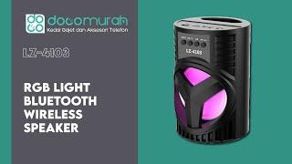 Doco Murah-LZ4103 RGB Light Bluetooth Wireless Speaker