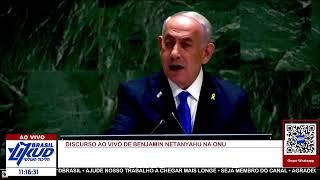 Discurso ao vivo de Benjamin Netanyahu na ONU - Benjamin Netanyahu's live speech at the UN