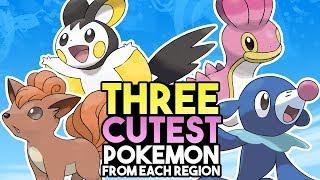 The 3 Cutest Pokemon From Each Region