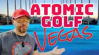 What's going on with ATOMIC GOLF LAS VEGAS?  I went to check it out!  #vegas #atomicgolf #strat