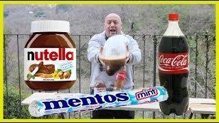 Coke + Nutella + Mentos + Durex ITALY world record