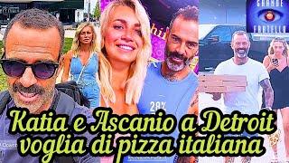 KATIA e ASCANIO in vacanza a Detroit non resistono alla tentazione: voglia di pizza italiana 