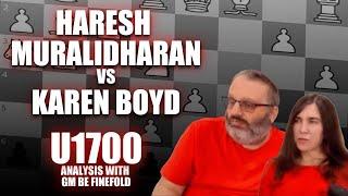 Haresh Muralidharan vs Karen Boyd